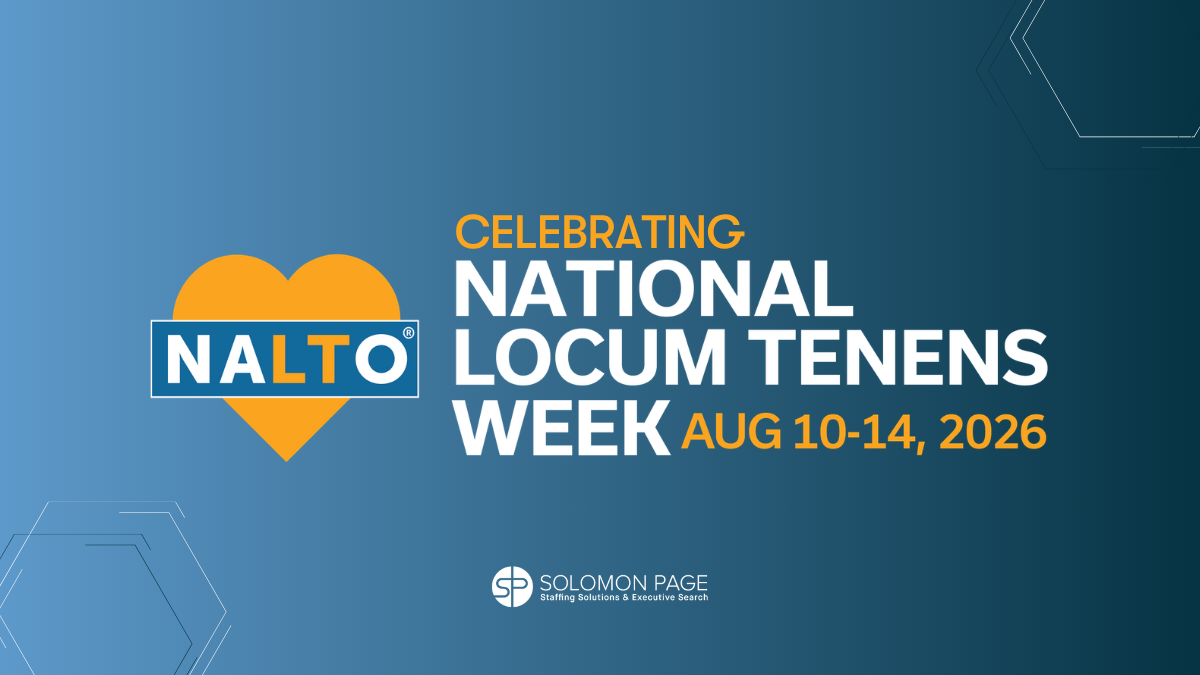 Featured image for Celebrating National Locum Tenens Week