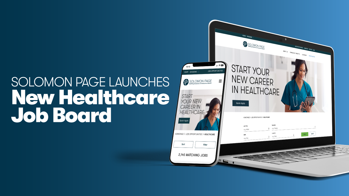 Introducing Our New Healthcare Job Board