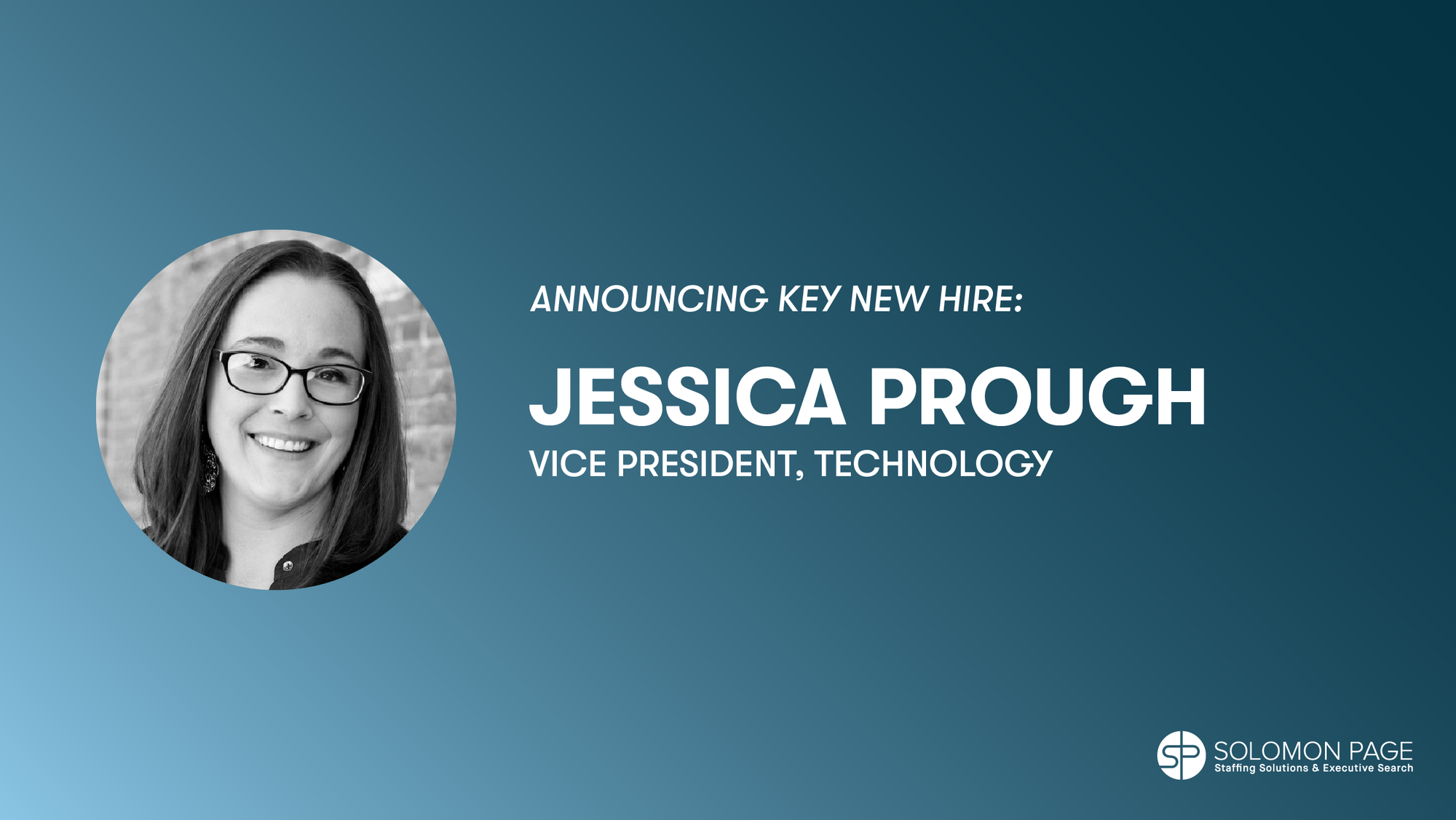 Solomon Page Expands Technology Division with Key New Hire Jessica Prough