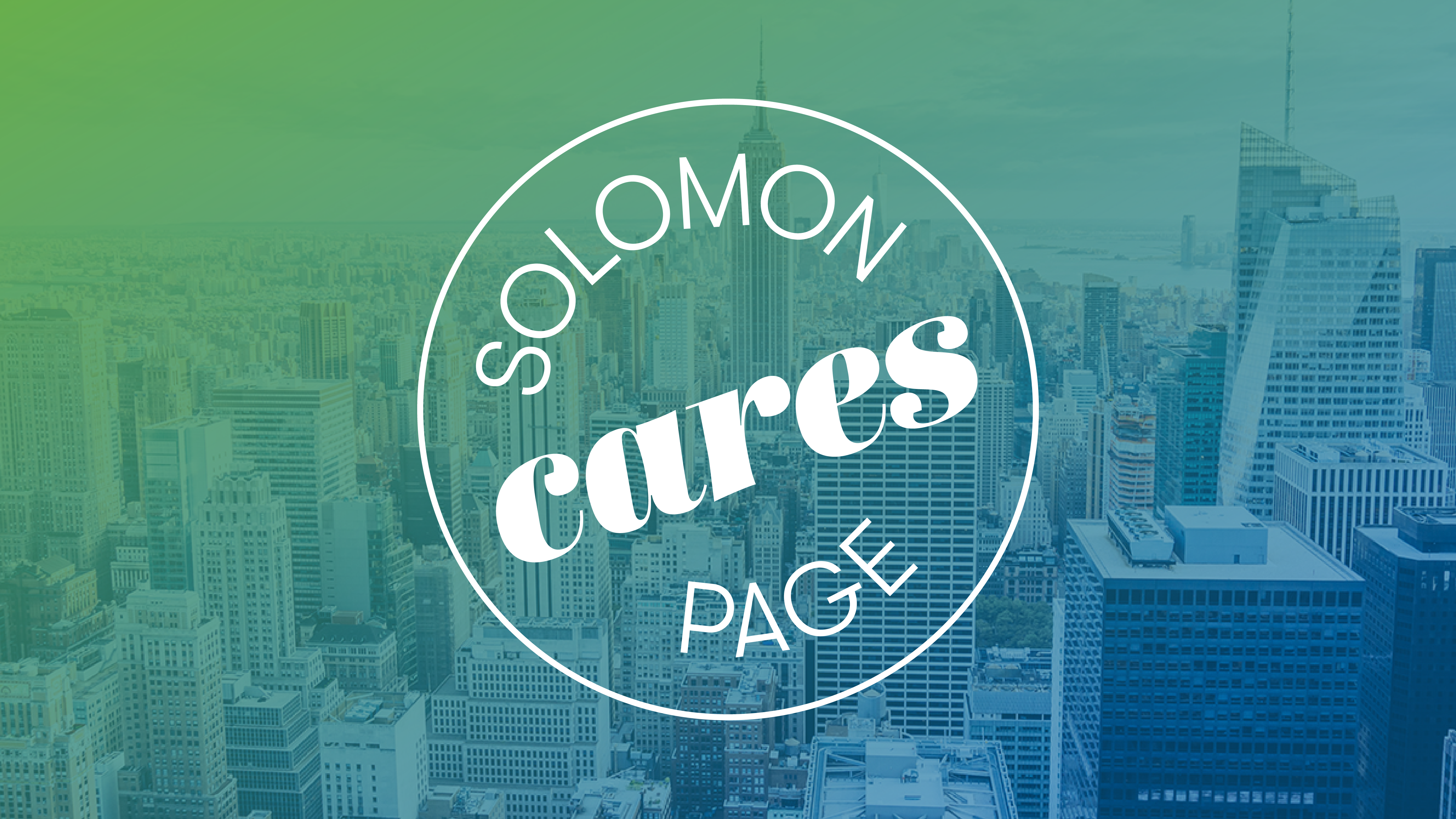 Solomon Page Launches SP Cares Program, Giving Back to Communities During COVID-19 Pandemic