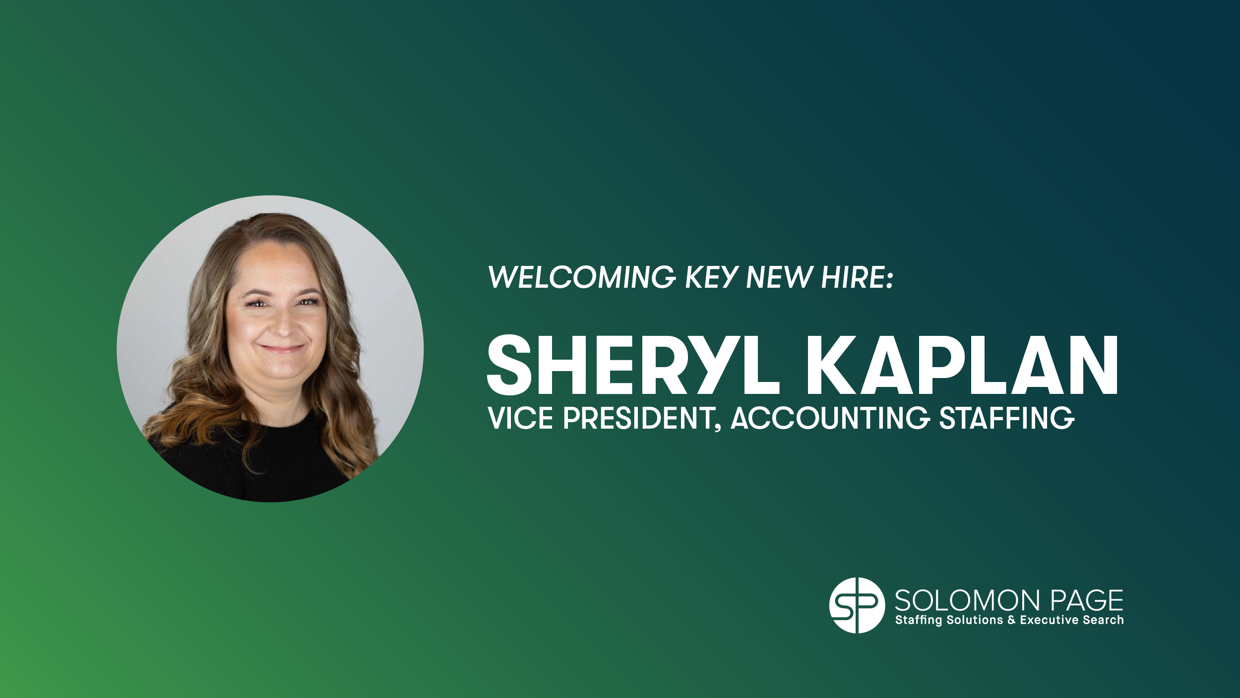 Accounting & Finance Expansion: Welcoming a New Vice President of Accounting Staffing