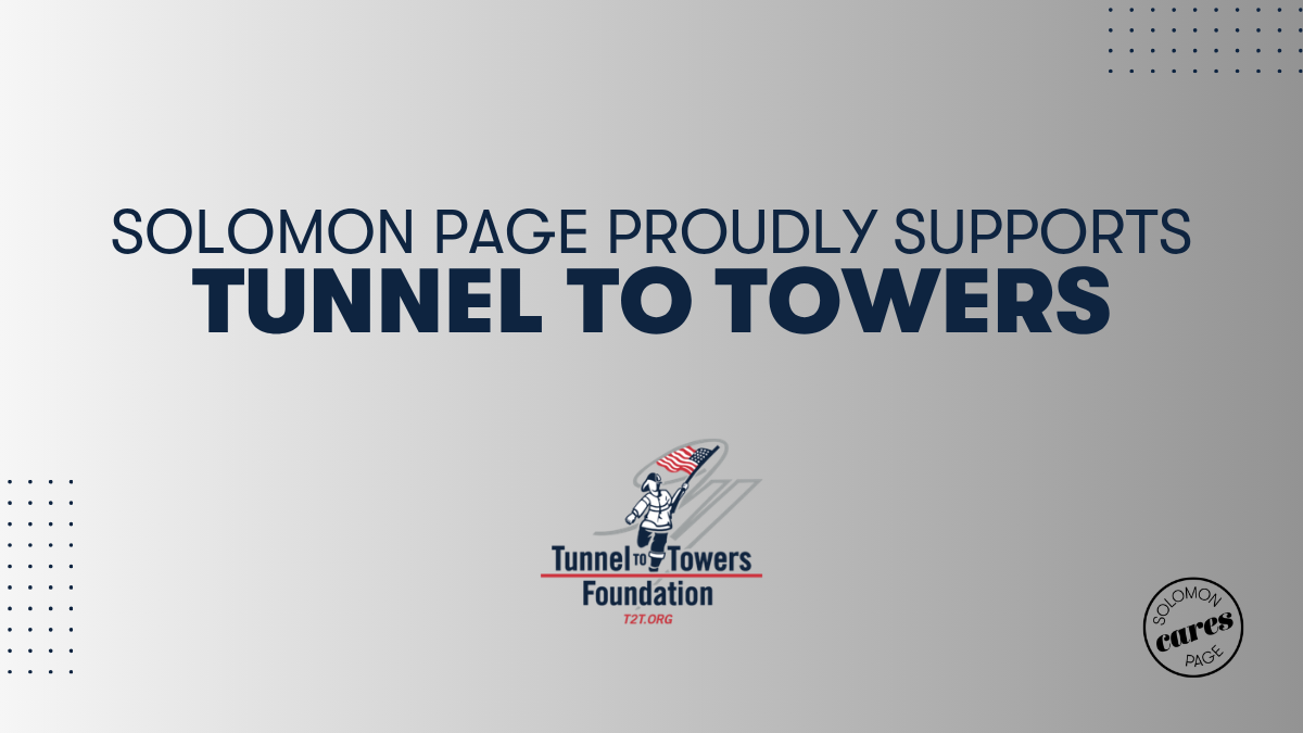 Solomon Page Proudly Supports Tunnel to Towers