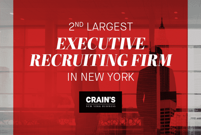 Second Largest Executive Recruiting Firm in New York