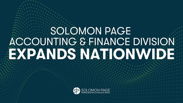 Solomon Page Accounting & Finance Expands National Footprint