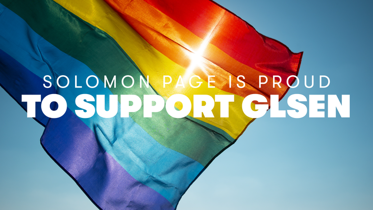 Solomon Page is Proud to Support GLSEN