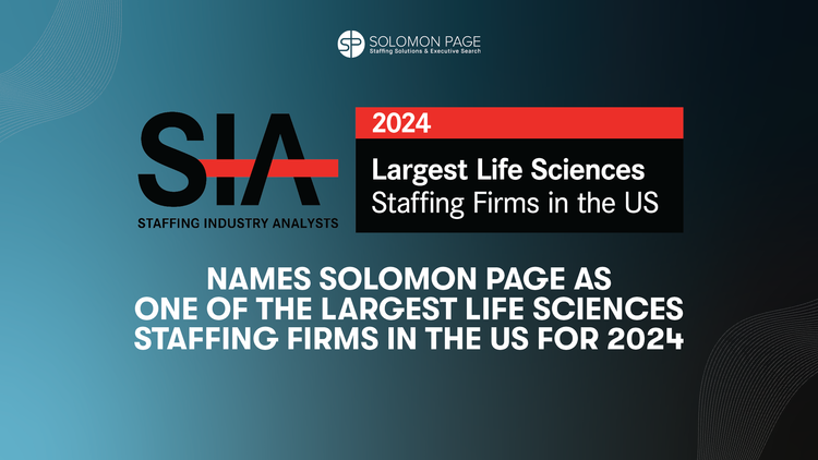 Staffing Industry Analysts Lists Solomon Page as One of the Largest Life Sciences Staffing Firms in the United States for 2024