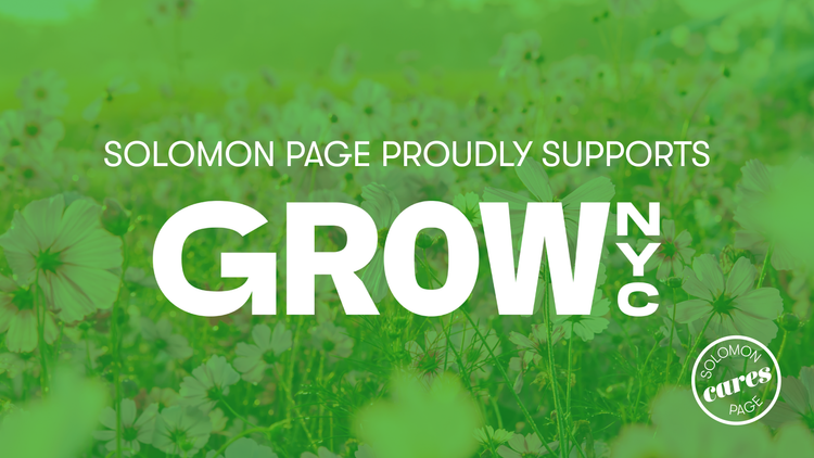 Solomon Page Proudly Supports GrowNYC