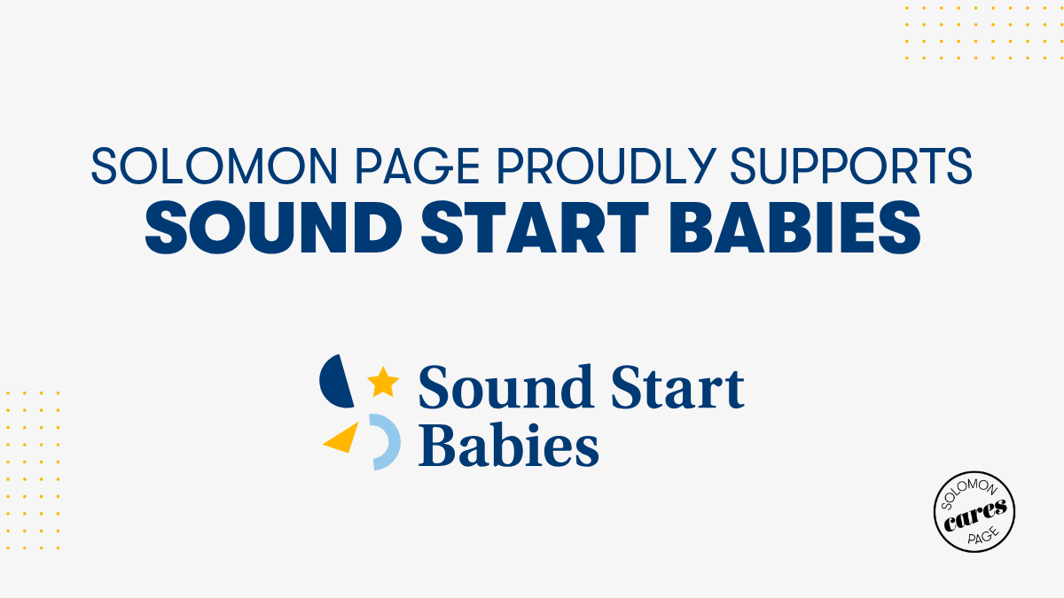 Solomon Page Proudly Supports Sound Start Babies