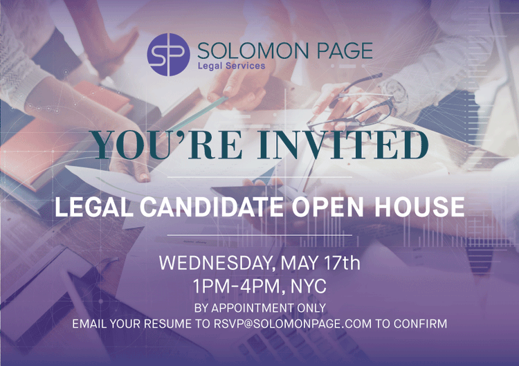 You're Invited: Legal Services Candidate Open House