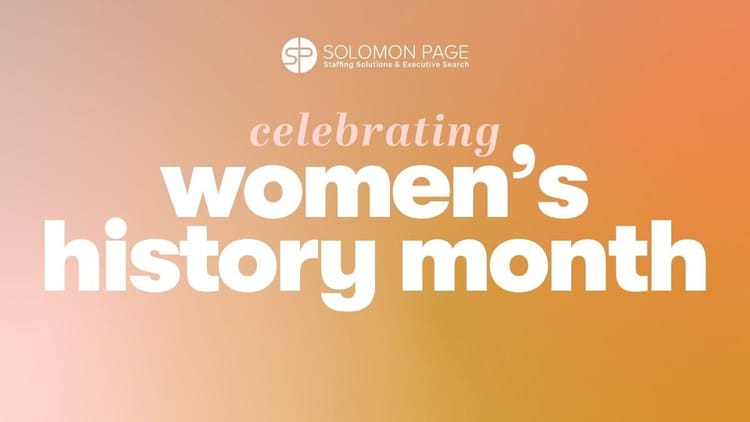 Celebrating Women's History Month