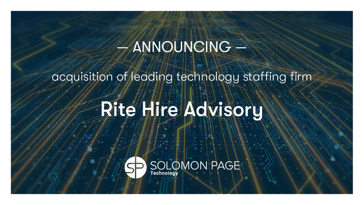 Solomon Page Acquires Technology Staffing Firm, Rite Hire